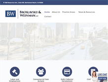 Tablet Screenshot of bwcounsel.com